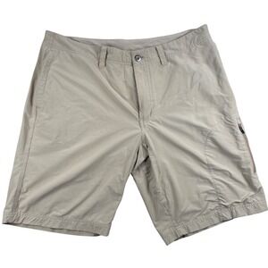 Patagonia Quandary Shorts Mens 36 Tan Gorpcore Hiking Outdoor Cargo Utility